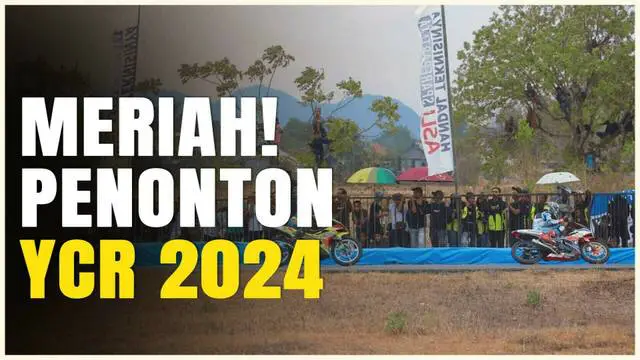 VIDEO: Antusiasme Penonton di Yamaha Cup Race 2024, Ada yang Sampai Panjat Pohon