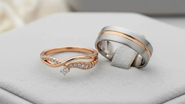 Model Cincin Nikah Korea untuk Pasangan Muda