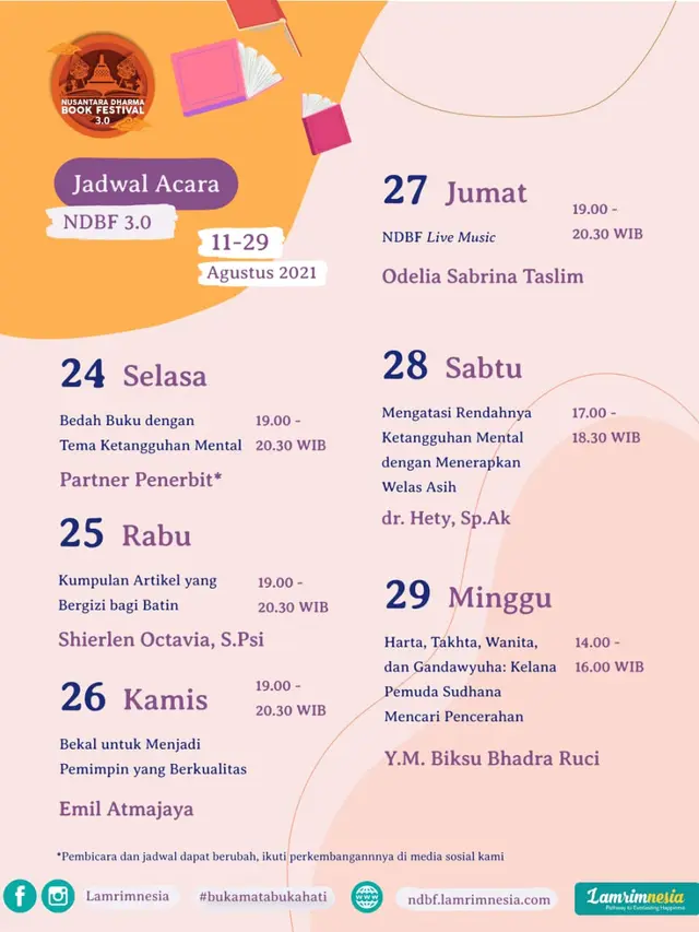 Nusantara Dharma Book Festival (NDBF) 3.0