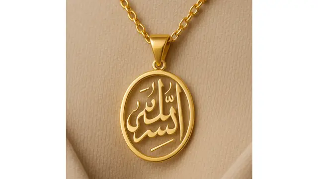 Model Kalung Emas Islami untuk Ibu-ibu 50 Tahun (Foto: ChatGPT)