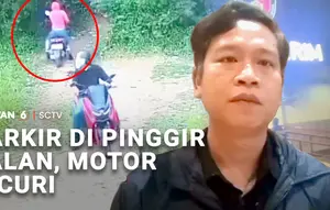 Parkir di Pinggir Jalan, Motor Dicuri