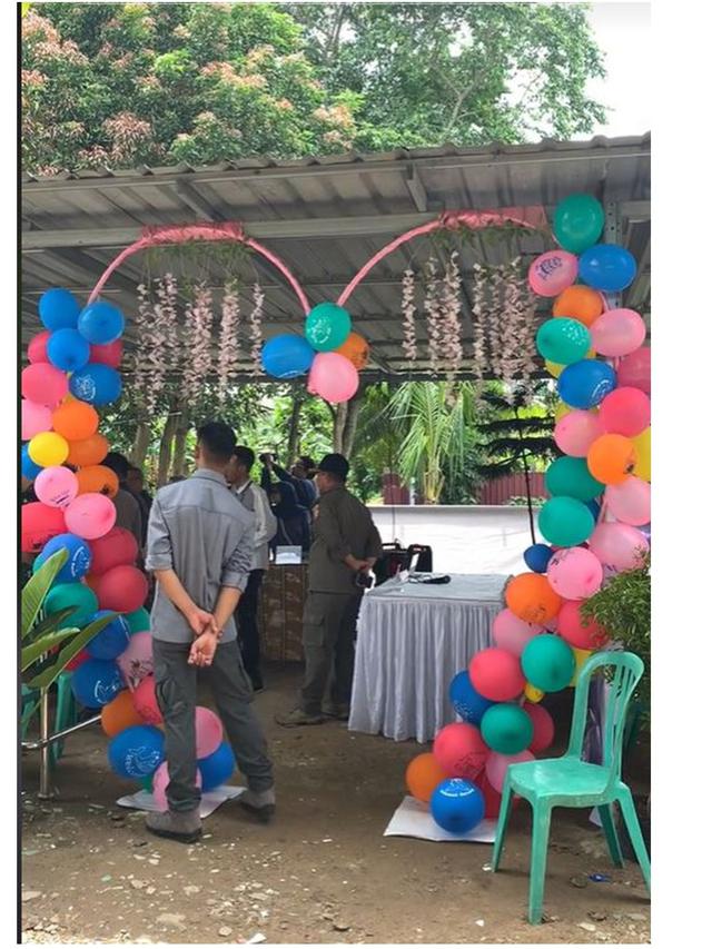 6 Potret TPS Bertema Valentine di Pemilu 2024, Penuh Warna Pink dan Hiasan Hati