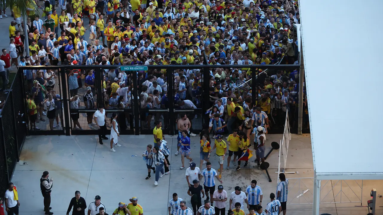 Final Copa America 2024 di Hard Rock Stadium Miami Amerika Serikat
