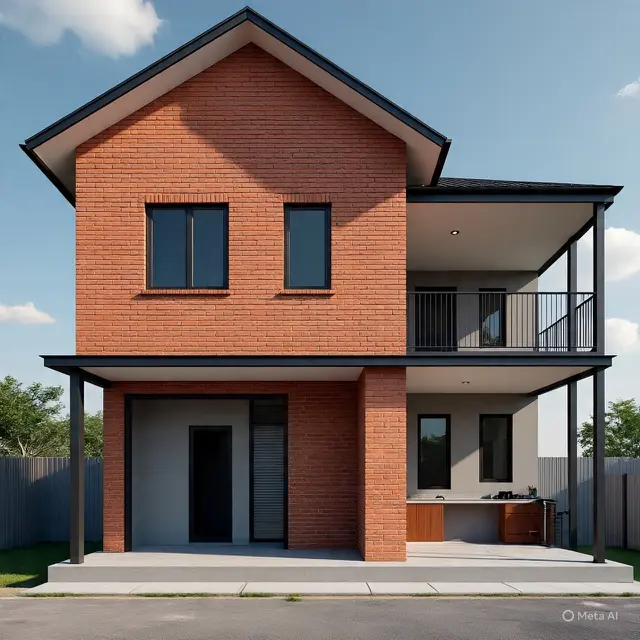Desain Rumah 2 Lantai Sederhana dan Biaya 100 Juta