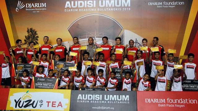 Audisi Umum Djarum Beasiswa Bulutangkis 2018 di Surabaya