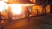 Kebakaran Hebat Melalap Posyandu di Cibadak Sukabumi