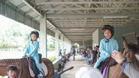 Selebgram cilik Mazaya Amania di Field Trip Wensen School Indonesia. (Dok. IST)