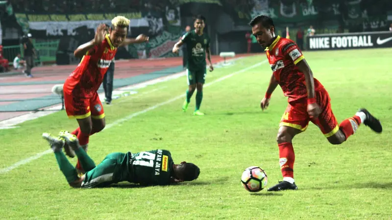 Persebaya saat bertemu Martapura FC di laga lanjutan Liga 2