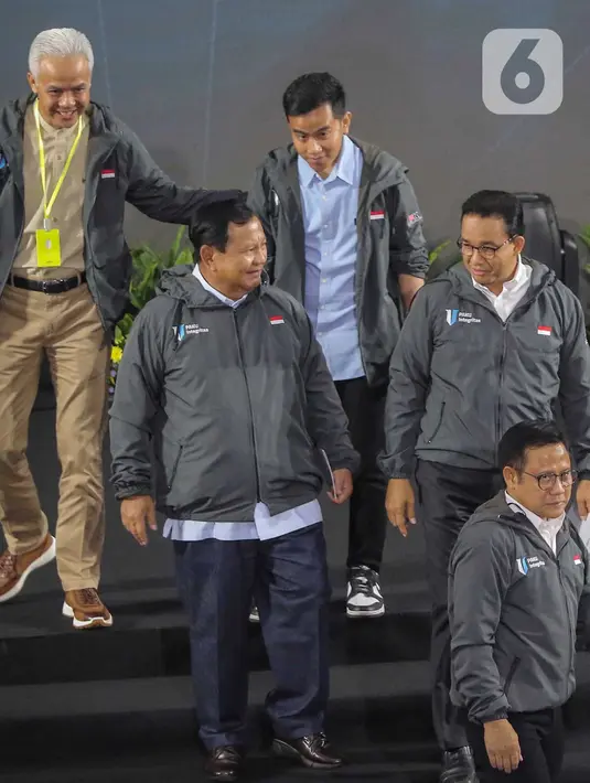 Dalam acara tersebut, para Calon Presiden dan Calon Wakil Presiden menyampaikan komitmen mereka terkait pemberantasan korupsi. (Liputan6.com/Angga Yuniar)
