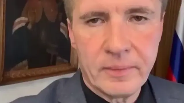 Tangkapan layar Gubernur Belgorod Vyacheslav Gladkov. (Dok. Telegram/Vyacheslav Gladkov)