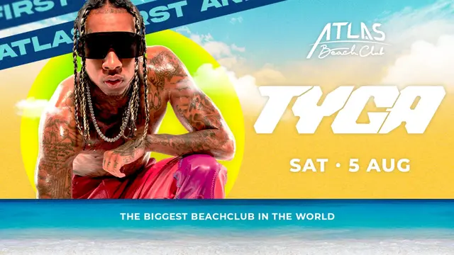 Tyga Siap Ramaikan Panggung Atlas Beach Club, Catat Tanggalnya!