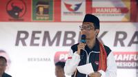 Cawapres nomor urut 3, Mahfud MD, dalam kegiatan rembuk rakyat di daerah Seputih Banyak, Kabupaten Lampung Tengah, Provinsi Lampung pada Rabu (31/1) (Istimewa)