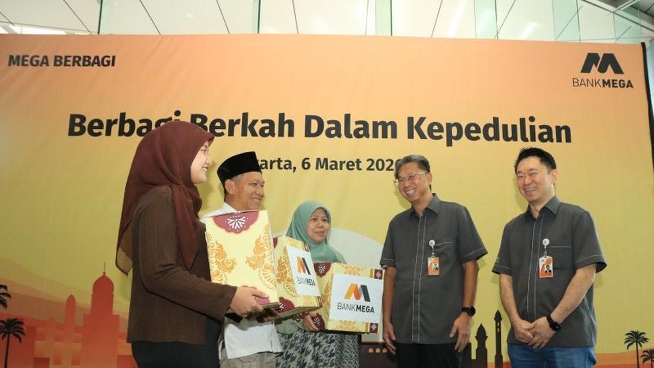 Jelang Idul Fitri, Bank Mega Bagikan 15.000 Paket Sembako ke Masyarakat