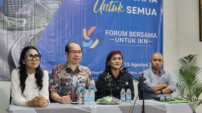 Konferensi pers Forum Bersama untuk IKN (ForsaIKN) di Jakarta, Kamis,15 Agustus (ist)