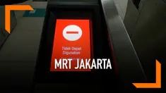 Warga mengeluhkan masalah pada mesin tap tiket masuk MRT Jakarta.