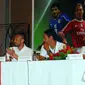 Gennaro Gatusso, Hidetoshi Nakata, Alessandro Nesta dan Rui Costa menjadi pemain yang bakal mengisi skuad Football Legend. Mereka mengaku tak sabar hadapi Indonesia (Liputan6.com/Miftahul Hayat).