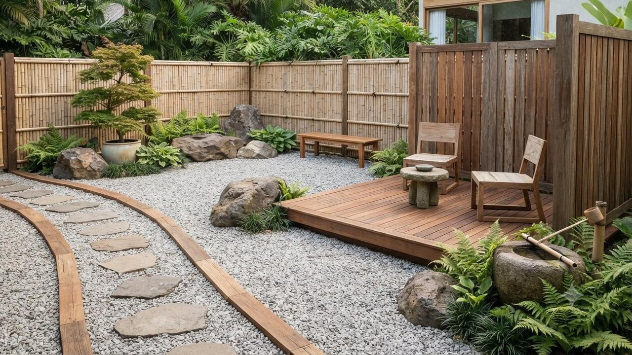 Gravel Garden Ala Jepang yang Mudah Ditiru di Rumah