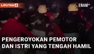 Oknum pesilat lakukan pengeroyokan pada  suami istri pengendara motor. Peristiwa ini terjadi di Kediri, Jawa Timur