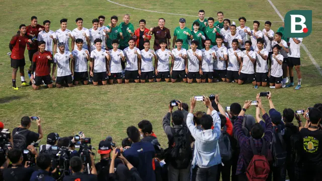 Latihan Timnas Indonesia U-20 untuk Persiapan Kualifikasi Piala Asia U-20 2023