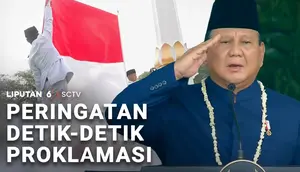 Peringatan Detik-Detik Proklamasi Kemerdekaan RI di Istana