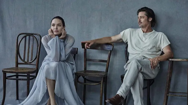 Angelina Jolie dan Brad Pitt