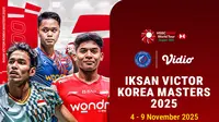 Siaran Langsung Badminton Korea Masters 2025: Tayang di Vidio