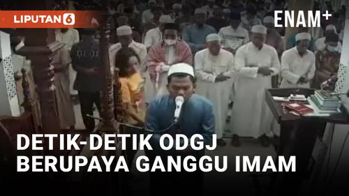 VIDEO: ODGJ Berupaya Ganggu Imam Salat Jumat di Masjid Terminal Palopo