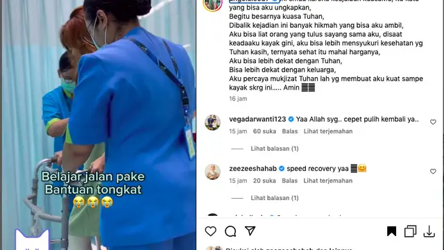 Angela Lee Masih Harus Belajar Berjalan Akibat Kecelakaan yang Hampir Merenggut Nyawanya, Sempat Hilang Kesadaran Hingga Muntah-Muntah