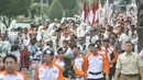 PKS mendaftarkan 580 bakal calon anggota legislatif (Bacaleg) tingkat DPR RI untuk berlaga di Pemilu 2024. (merdeka.com/Iqbal S. Nugroho)