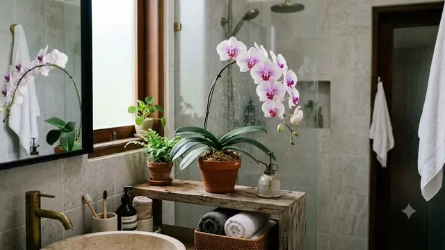Tanaman Anggrek (Orchidaceae)/AI Generated