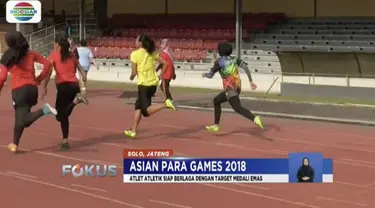 Sprinter putri, Karisma Evi Tiarani, siap sumbang emas di ajang Asian Para Games 2018.