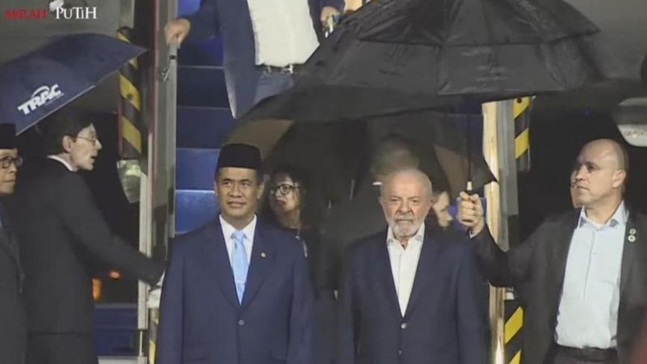 Fakta Unik Kunjungan Presiden Lula: Tiba di Jakarta Saat Hujan Deras, Bahas Program Makan Bergizi Gratis