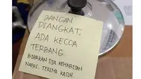 6 Peringatan di Dapur Ini Nyeleneh, Bikin Dahi Berkerut (Twitter/txtdarigajelas)