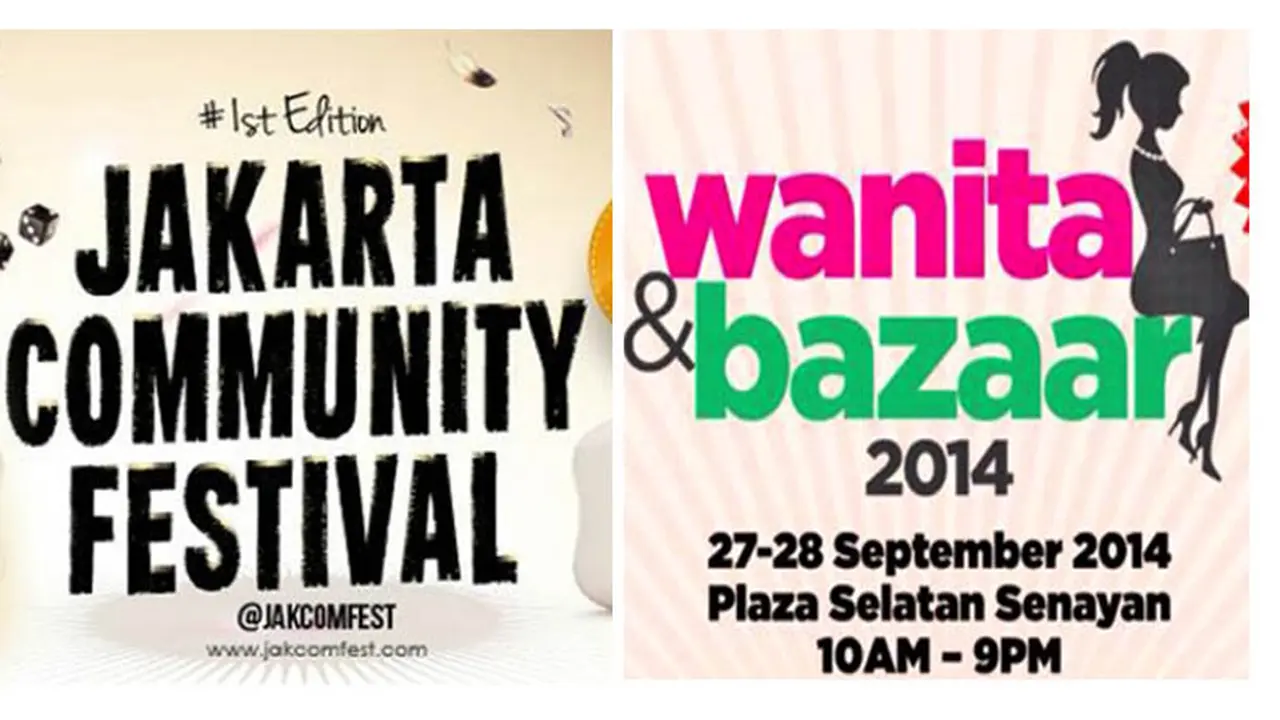 Weekend Bersama Jakcomfest, Wanita & Bazaar Sampai Pesta Rakyat
