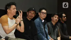 Band Noah menggelar konferensi pers di Jakarta, Selasa (30/8/2022). Band Noah akan menggelar konser dengan tajuk “NOAH #DekadeXperience”. (Liputan6.com/Herman Zakharia)