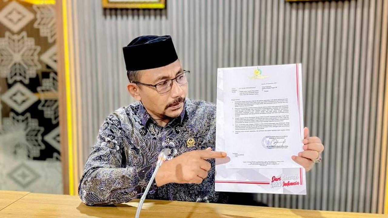 Viral! Senator DPD RI Surati Mendagri soal Razia Truk Aceh oleh Pemprov Sumut: Minta Ganti Plat BL ke BK?