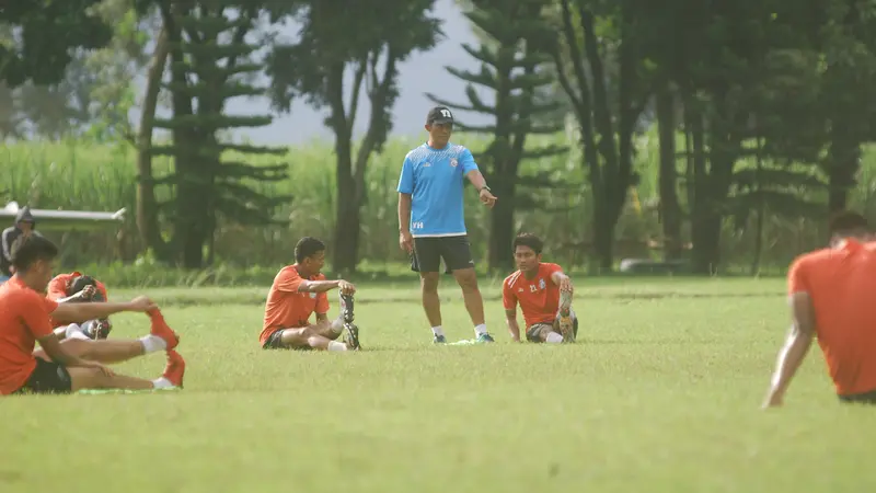 Pelatih Arema FC, Joko Susilo (Liputan6.com / Rana Adwa)