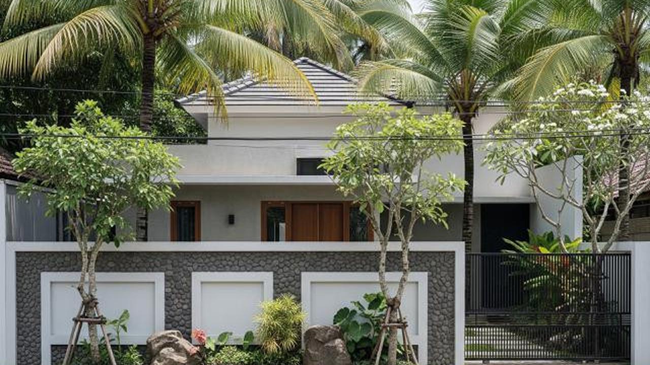 8 Desain Pagar Rumah Natural dengan Batu Kali, Pilihan Kokoh dan Estetik