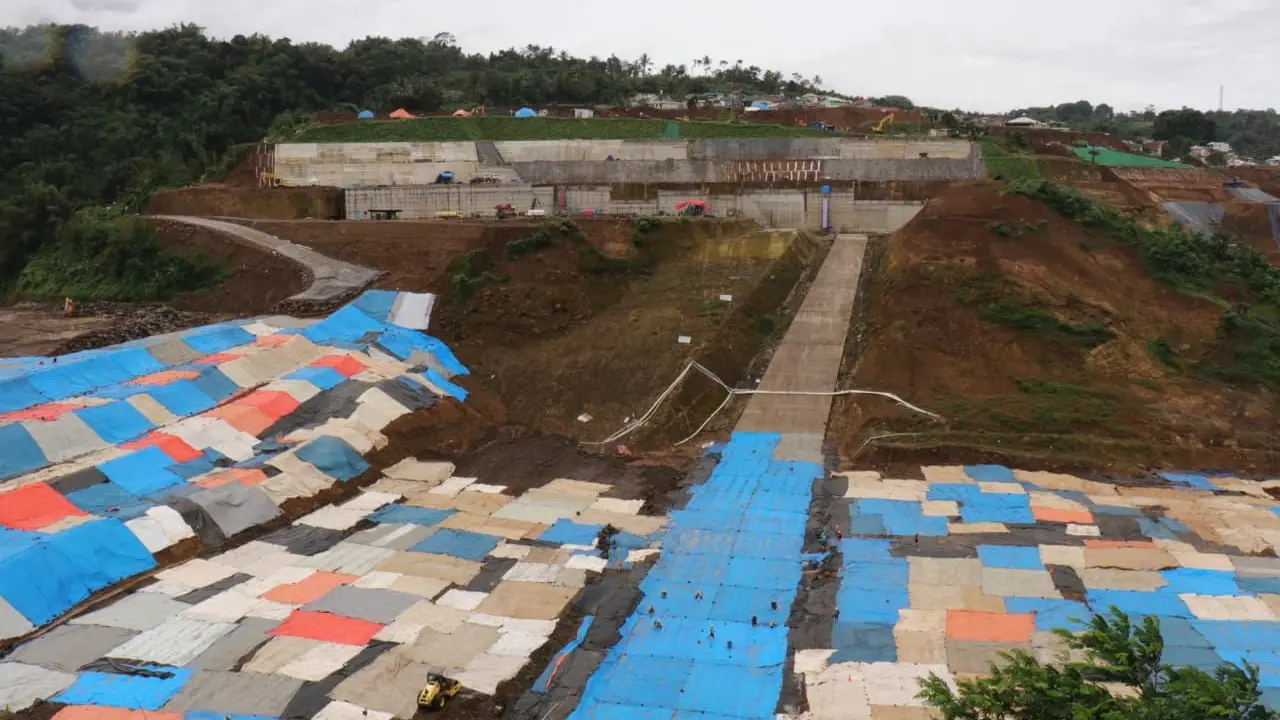 Proyek Bendungan Ciawi ditargetkan selesai pada Desember 2021. (Foto: Humas Kementerian Koordinator Bidang Kemaritiman dan Investasi)