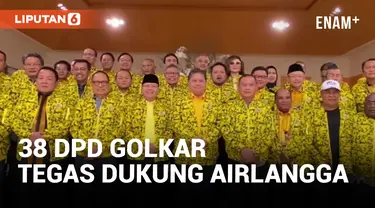 Tegas! 38 DPD Tolak Munaslub dan Dukung Airlangga Hartarto