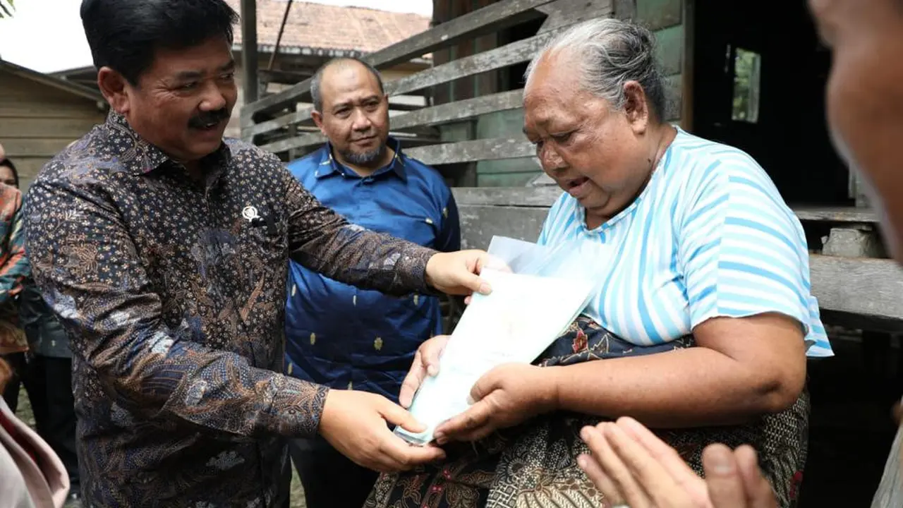 Menteri Agraria dan Tata Ruang/Kepala Badan Pertanahan Nasional (ATR/BPN), Hadi Tjahjanto mengunjungi Kabupaten Musi Rawas Utara, Provinsi Sumatra Selatan, pada Kamis (7/9/2023) (Istimewa)