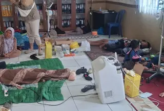 Korban keracunan massal di Cianjur