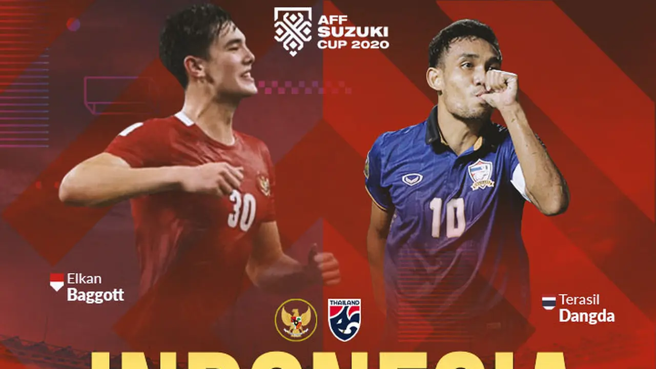 Piala AFF - Duel Pemain - Timnas Indonesia Vs Thailand - Elkan Baggott Vs Terasil Dangda