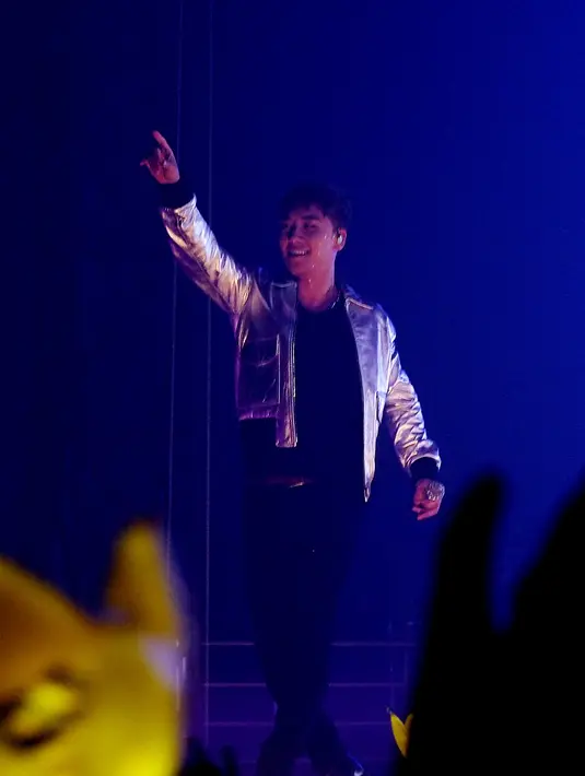 Seungri jadi primadona dalam konser BigBang di Jakarta. Personel termuda BigBang ini ternyata sangat menyukai sop buntut, kuliner khas Indonesia. (Wimbarsana/Bintang.com)