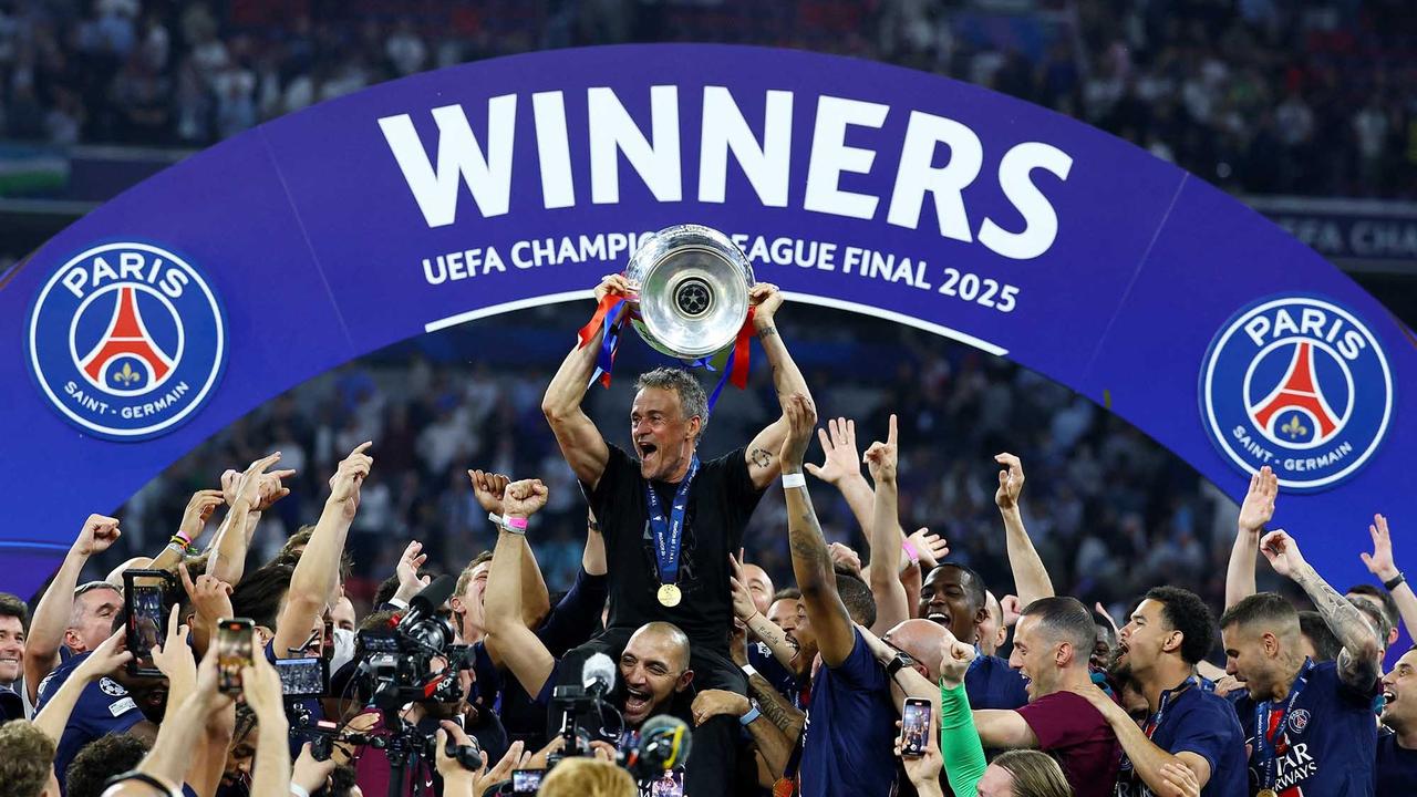 FOTO: PSG Cetak Sejarah Juara  Liga Champions 2024/2025