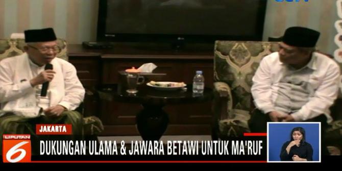 Forum Ulama dan Jawara Betawi Dukung Jokowi-Ma'ruf, Sandi ke Bukittinggi