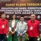 Politikus PDIP Brando Susanto hadir dalam acara rapat pleno terbuka repitulasi hasil perhitungan perolehan suara Pemilu tahun 2024 tingkat kota Jakarta Utara. (Foto: Istimewa).