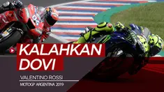 Berita video hasil balapan MotoGP Argentina 2019 di mana Marc Marquez menjadi juara pada seri ini dan Valentino Rossi memenangi duel dengan Andrea Dovizioso.