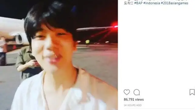 momen saat B.A.P tiba di Jogja (Hak Cipta: © Instagram.com/funtastic_baby/dh_jung_bap//jje)