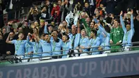 Reaksi 6 Pemain Manchester City Setelah Juarai Piala Liga Inggris
